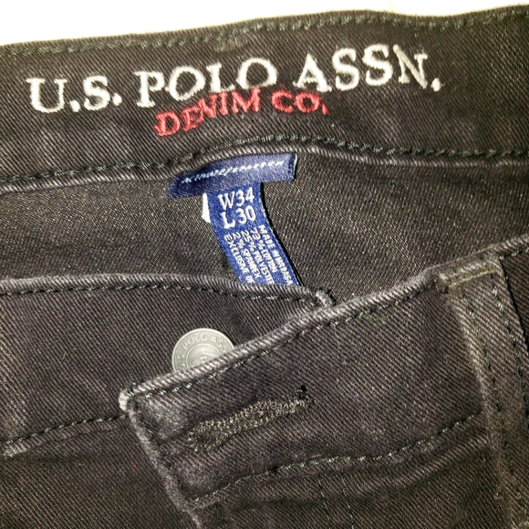 Us polo assn authentic 1890 men's black jeans - Picture 2 of 6